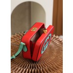 GUCCI box bag high-level color contrast design #658230