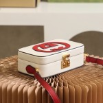 GUCCI box bag high-level color contrast design #658230