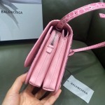 BALENCIAGA 𝘀𝗺𝗮𝗹𝗹 𝗯𝗮𝗴 crocodile print white buckle