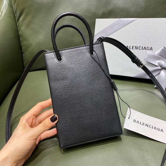 BALENCIAGA 𝗦𝗵𝗼𝗽𝗽𝗶𝗻𝗴 𝗯 𝗮𝗴 Cowhide shopping paper bag