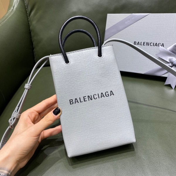 BALENCIAGA 𝗦𝗵𝗼𝗽𝗽𝗶𝗻𝗴 𝗯 𝗮𝗴 Cowhide shopping paper bag