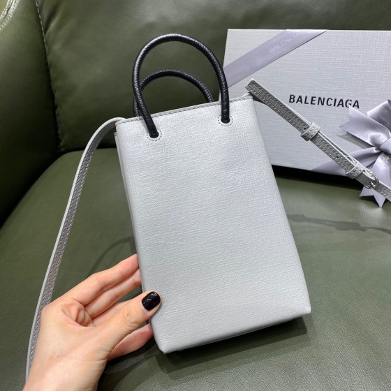 BALENCIAGA 𝗦𝗵𝗼𝗽𝗽𝗶𝗻𝗴 𝗯 𝗮𝗴 Cowhide shopping paper bag