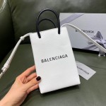 BALENCIAGA 𝗦𝗵𝗼𝗽𝗽𝗶𝗻𝗴 𝗯 𝗮𝗴 Cowhide shopping paper bag