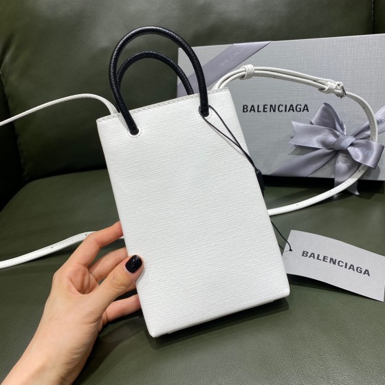 BALENCIAGA 𝗦𝗵𝗼𝗽𝗽𝗶𝗻𝗴 𝗯 𝗮𝗴 Cowhide shopping paper bag