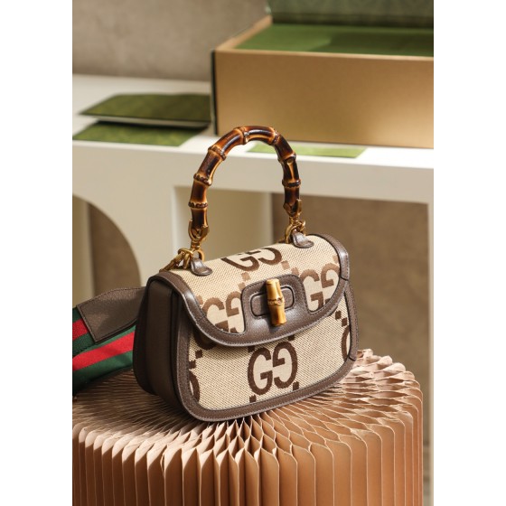 GUCCI super double 𝐆 pattern king fried bamboo #675797