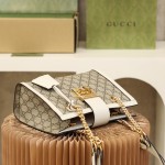GUCCI 𝐏𝐚𝐝𝐥𝐨𝐜𝐤 series trumpet original leather #498156