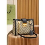 GUCCI 𝐏𝐚𝐝𝐥𝐨𝐜𝐤 series trumpet original leather #498156