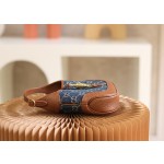 GUCCI 𝙅𝙖𝙘𝙠𝙞𝙚 1961 𝙈𝙞𝙣𝙞Retro Denim Series Original Leather #637092