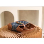 GUCCI 𝙅𝙖𝙘𝙠𝙞𝙚 1961 𝙈𝙞𝙣𝙞Retro Denim Series Original Leather #637092