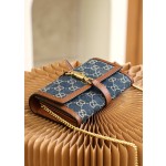 GUCCI 𝙅𝙖𝙘𝙠𝙞𝙚 𝟭𝟵𝟲𝟭 series original leather #652681# denim