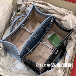 GUCCI marmont geometric series (shopping bag grey/black)#681483