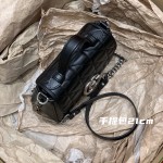 GUCCI marmont marmont geometric series (handbag black 21cm)# 583571