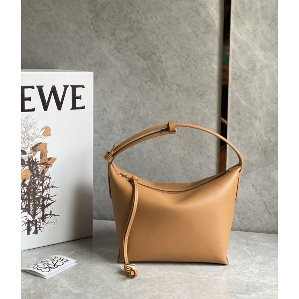 LOEWE cubi full leather lunch box bag