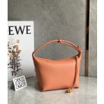 LOEWE cubi full leather lunch box bag