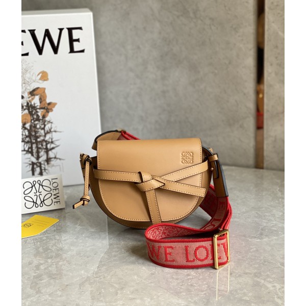 LOEWE upgraded letter wide shoulder strap saddle bag