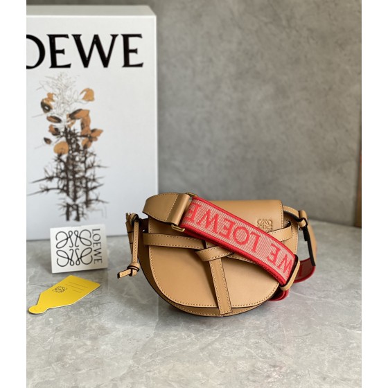 LOEWE upgraded letter wide shoulder strap saddle bag