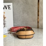 LOEWE upgraded letter wide shoulder strap saddle bag