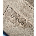 LOEWE upgraded letter wide shoulder strap saddle bag