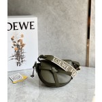 LOEWE upgraded letter wide shoulder strap saddle bag