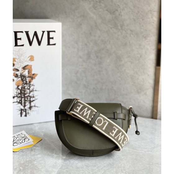 LOEWE upgraded letter wide shoulder strap saddle bag