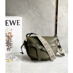 LOEWE upgraded letter wide shoulder strap saddle bag