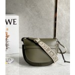 LOEWE upgraded letter wide shoulder strap saddle bag