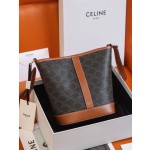 𝐂𝐞𝐥𝐢𝐧𝐞  𝐓𝐑𝐈𝐎𝐌𝐏𝐇𝐄 𝐂𝐀𝐍𝐕𝐀𝐒 bucket bag #191442