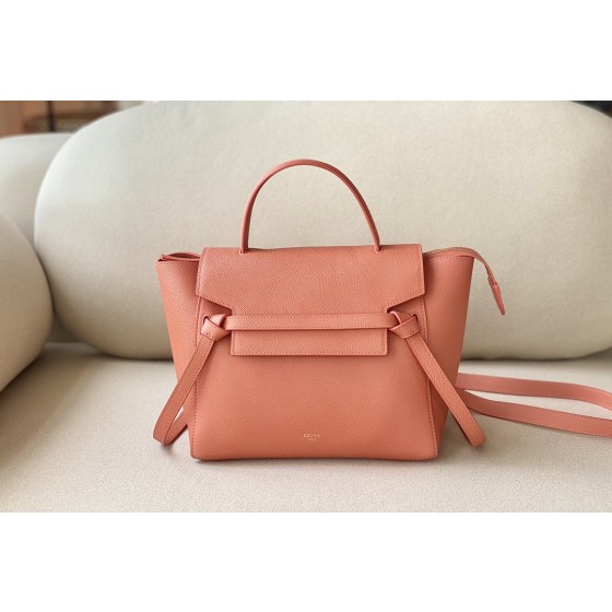 𝐂𝐞𝐥𝐢𝐧𝐞 BELT MICRO BAG in grained calfskin