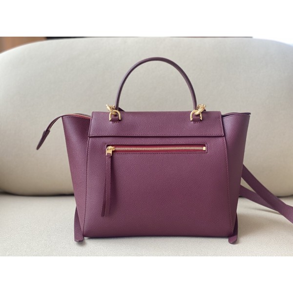 𝐂𝐞𝐥𝐢𝐧𝐞 BELT MICRO BAG in grained calfskin