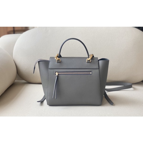 𝐂𝐞𝐥𝐢𝐧𝐞 BELT MICRO BAG in grained calfskin