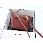 𝐂𝐞𝐥𝐢𝐧𝐞 BELT MICRO BAG in grained calfskin