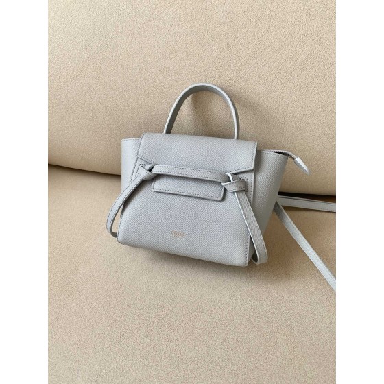 𝐂𝐞𝐥𝐢𝐧𝐞 𝐛𝐞𝐥𝐭 𝐩𝐢𝐜𝐨 𝟏𝟔𝐜𝐦 Grained Calfskin Bag