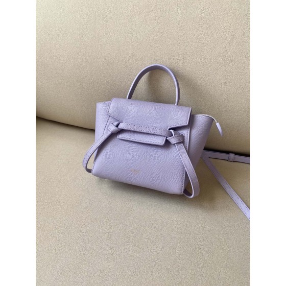 𝐂𝐞𝐥𝐢𝐧𝐞 𝐛𝐞𝐥𝐭 𝐩𝐢𝐜𝐨 𝟏𝟔𝐜𝐦 Grained Calfskin Bag