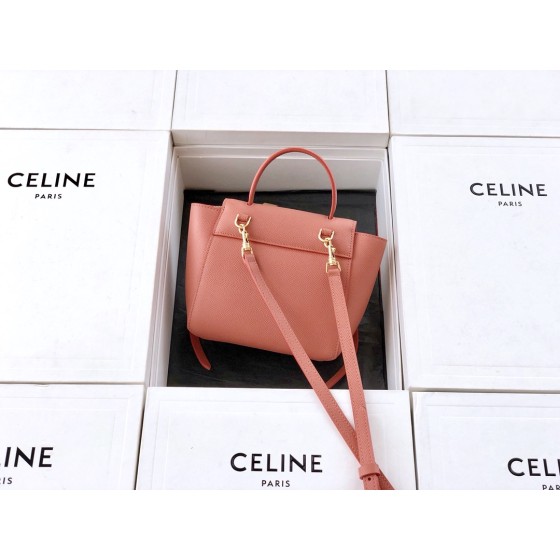 𝐂𝐞𝐥𝐢𝐧𝐞 𝐛𝐞𝐥𝐭 𝐩𝐢𝐜𝐨 𝟏𝟔𝐜𝐦 Grained Calfskin Bag