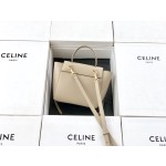 𝐂𝐞𝐥𝐢𝐧𝐞 𝐛𝐞𝐥𝐭 𝐩𝐢𝐜𝐨 𝟏𝟔𝐜𝐦 Grained Calfskin Bag