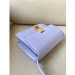 𝐂𝐞𝐥𝐢𝐧𝐞 Box Teen bag in polished calfskin