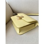 𝐂𝐞𝐥𝐢𝐧𝐞 Box Teen bag in polished calfskin