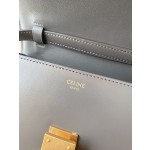 𝐂𝐞𝐥𝐢𝐧𝐞 Box Teen bag in polished calfskin