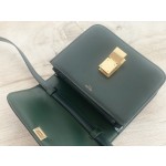 𝐂𝐞𝐥𝐢𝐧𝐞 Box Teen bag in polished calfskin