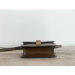 𝐂𝐞𝐥𝐢𝐧𝐞 Box Teen bag in polished calfskin