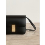 𝐂𝐞𝐥𝐢𝐧𝐞 Box Teen bag in polished calfskin