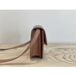 𝐂𝐞𝐥𝐢𝐧𝐞 Box Teen bag in polished calfskin