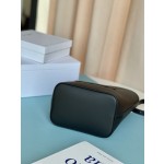 𝐂𝐞𝐥𝐢𝐧𝐞 CUIR TRIOMPHE Small smooth calfskin bucket bag