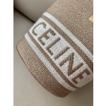 𝐂𝐞𝐥𝐢𝐧𝐞 BUCKET 16 bag in jacquard and calfskin