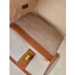 𝐂𝐞𝐥𝐢𝐧𝐞 BUCKET 16 bag in jacquard and calfskin