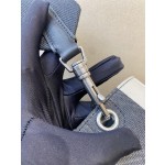 𝐂𝐞𝐥𝐢𝐧𝐞 SANGLE BUCKET Small wide striped fabric bucket bag