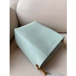 𝐂𝐞𝐥𝐢𝐧𝐞 SANGLE BUCKET Small wide striped fabric bucket bag