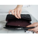 𝐂𝐇𝐀𝐍𝐄𝐋 Classic Flap Italy 🇮🇹 "𝗚𝗥" Original Lambskin 🐑 Classic Mouth Flap Bag Silver Buckle Black Small