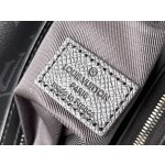 𝐋𝐎𝐔𝐈𝐒 𝐕𝐔𝐈𝐓𝐓𝐎𝐍 M30936 Black Flower Duo Shoulder Bag Stitching