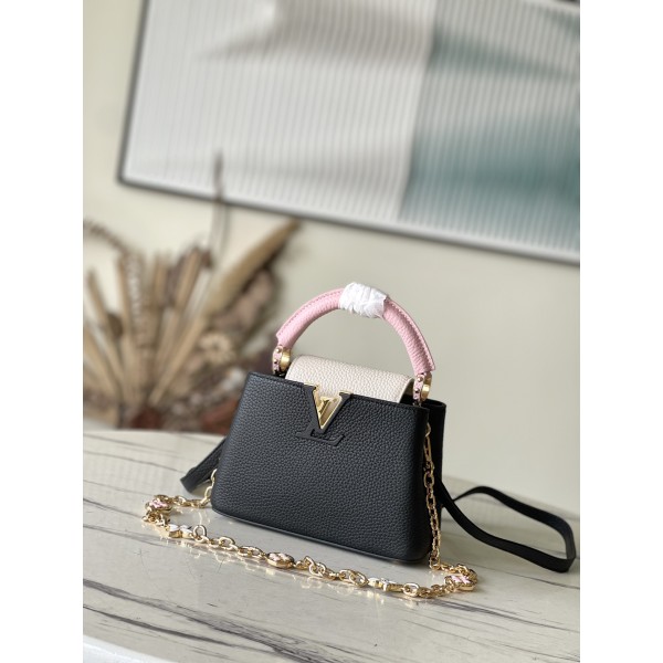 𝐋𝐎𝐔𝐈𝐒 𝐕𝐔𝐈𝐓𝐓𝐎𝐍 M22512 black color matching enamel floral chain